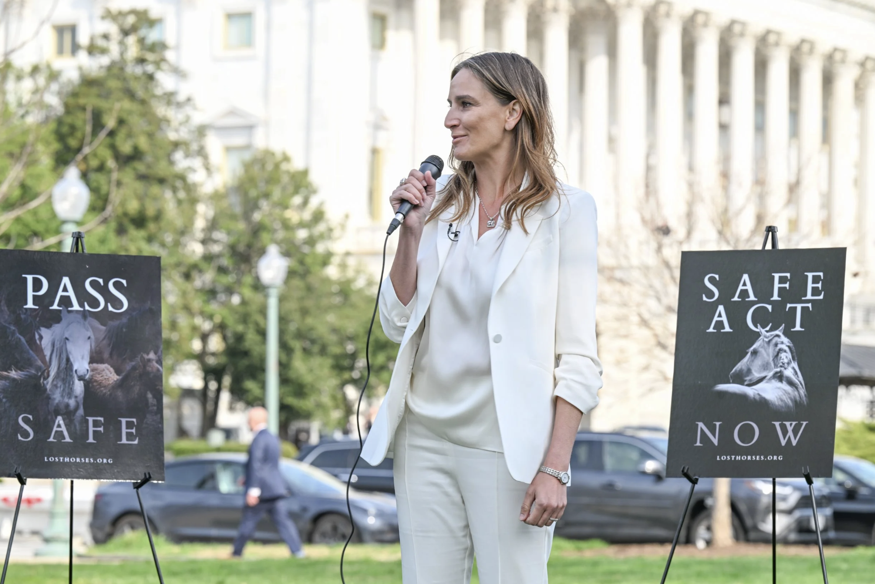 Ashley Avis advocating for the SAFE Act in Washington, D.C.