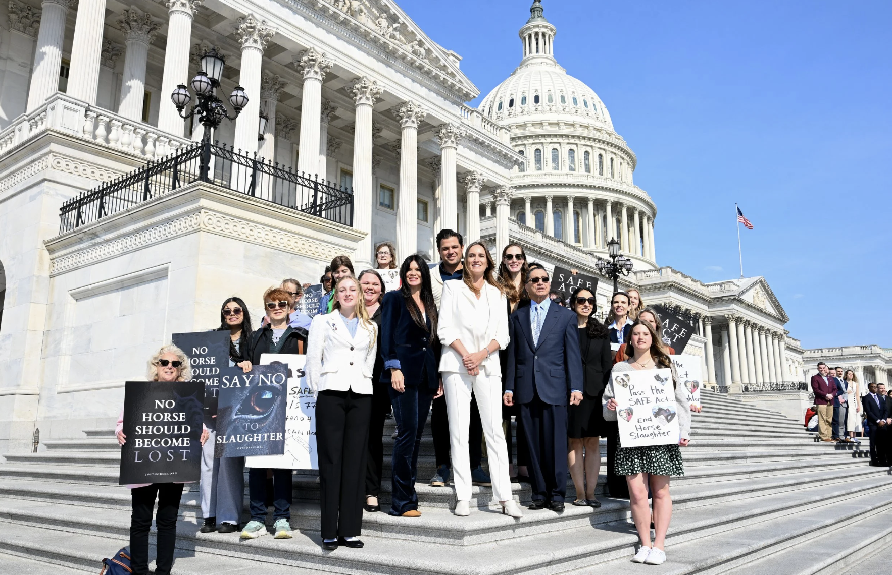 The Wild Beauty Foundation and SAFE Act advocates at the United States Capitol